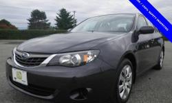 Impreza 2.5i, 4D Sedan, 2.5L SOHC, AWD, Gray, 100% SAFETY INSPECTED, ONE OWNER, and SERVICE RECORDS AVAILABLE. Rally Race Inspired! Don't pay too much for the fantastic-looking car you want...Come on down and take a look at this terrific 2009 Subaru