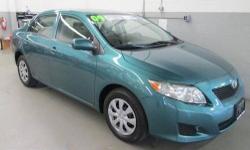 LE Grade Package (Power Door Locks and Power Windows), Corolla LE, 1.8L I4 DOHC Dual VVT-i, 4-Speed Automatic, Capri Sea Metallic, a lot of bang for the buck, BOUGHT HERE AND SERVICED HERE!!, BUY WITH CONFIDENCE***NOT AN AUCTION CAR/NOT A RENTAL CAR,