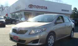 2009 COROLLA LE-4CYL-FWD. SANDY METALIC,BEIGE INTERIOR. CLEAN WELL MAINTAINED AND FRESHLY SERVICED. FINANCING AVAILABLE. CALL US TODAY TO SCHEDULE YOUR TEST DRIVE. 877-280-7018.
Our Location is: Interstate Toyota Scion - 411 Route 59, Monsey, NY, 10952