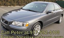 Call 917.692.4108 if interested. 2009 Volvo S60 AWD 2.5T Luxury Sedan in like new condition. The car has a CARFAX clean title guarantee. Titanium Grey Metallic exterior, in excellent condition with Black leather interior, supple, in like new condition