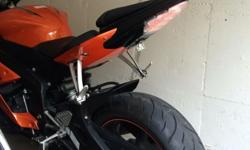 Hi everybody,
I would like to sell my motorcycle, as shown in the title it's a 2009 Yamaha R6, special edition (orange and black color). It has a VERY low mileage, less than 1700 miles just like NEW with a clean title in hands.I just bought like 4 months