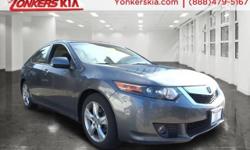 Clean carfax** MINT condition. Acura TSX with low miles and ready for new ownership. Leather, sunroof, power seat, bluetooth, satellite radio, premium sound system and so much more. Yonkers Kia is the largest volume Kia dealership in the Tri-State area.