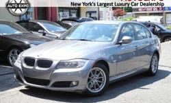 36 MONTHS/ 36000 MILE FREE MAINTENANCE WITH ALL CARS. AWD. What a looker! Power to spare! You dont have to worry about depreciation on this attractive 2010 BMW 3 Series! The guy before you got it all! What a guy! Designated by Consumer Guide as a 2010