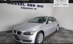 Hassel BMW Mini presents this CARFAX 1 Owner 2010 BMW 3 SERIES 2DR CPE 335I XDRIVE AWD with just 36027 miles. Represented in TITANIUM SILVER and complimented nicely by its BLACK LEATHER interior. Fuel Efficiency comes in at 25 highway and 16 city. Under