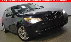 CERTIFIED CLEAN CARFAX 1-OWNER VEHICLE!!! AWD BMW 528I xDRIVE!!! Navigation - Genuine leather seats - Sunroof - Exterior temp display - Steering wheel controls - Dual zone climate controls - Alloy wheels - Non-smoker vehicle - Immaculate condition!!! Save