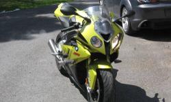 A 2010 BMW S1000RR with 5500 miles. Well maintained with very good Perelli Diablos. Never been down or abused.
Aftermarket Levers and other small add-ons.
Passenger seat has 1/2" repair.
Surface scratch on tank compliments of dealership.
Please contact