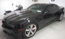 2010 Supercharged Camaro 2SS has TV?s 2300 supercharger,160 degree thermostat, Hennessey cold air intake, MTI racing plug wires, full Borla exhaust system with long tube headers, MTI short throw shifter, Hotchkis 4-point strut tower brace, Hotchkis stage