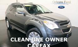 ***CLEAN CAR FAX***, ***EXTRA CLEAN***, ***LOCAL TRADE***, ***ONE OWNER***, and ***PRICED TO SELL***. Welcome to Orleans Ford Mercury Inc! Be the talk of the town when you roll down the street in this pristine 2010 Chevrolet Equinox. New Car Test Drive