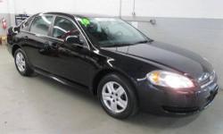 Black Beauty, 2.9% available, and GM CERTIFIED. Only one owner! Flex Fuel! This is your chance to be the second owner of this outstanding 2010 Chevrolet Impala, kept in great condition by its original owner. GM Certified Pre-Owned means you not only get