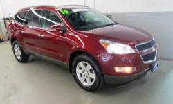 *****CarFax One Owner!****, 2.9% available, CLEAN VEHICLE HISTORY....NO ACCIDENTS!, GM CERTIFIED, and NEW BRAKES.Traverse LT 2LT, GM Certified, 4D Sport Utility, 3.6L V6 SIDI, 6-Speed Automatic Electronic with Overdrive, AWD, Are you ready for some