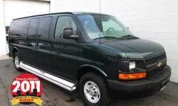 15 PASSANGER. Drive this home today! Best color! THIS PLATINUM LINE VEHICLE INCLUDES * 6 MONTH/6,000 MILE WARRANTY WITH $0 DEDUCTIBLE,*OVER 110 POINT QUALITY CHECKLIST AND * 3 DAY/300 MILE EXCHANGE POLICY. This gorgeous-looking 2010 Chevrolet Express Van