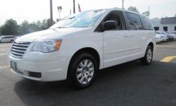 2010' CHRYSLER Town & Country LX, 4D Passenger Van, 3.3L V6 OHV, 4-Speed Automatic VLP, FWD, Stone White Clearcoat, and Medium Pebble Beige/Cream w/Cloth Low-Back Bucket Seats. How tempting is this gorgeous 2010 Chrysler Town & Country? Designated by