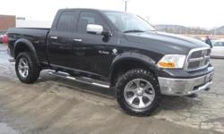 ***ONE OWNER***, ***PRICE REDUCED***, SLT, and ROCKY RIDGE. 4D Quad Cab, HEMI 5.7L V8 Multi Displacement VVT, 4WD, and Black. Come take a look at the deal we have on this hard-working 2010 Dodge Ram 1500. New Car Test Drive said it ...has the bold and