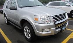 ""SUPER LOW MILEAGE"" """"FORD CERTIFIED"""" 2010' FORD EXPLORER XLT 4D Sport Utility, 4.0L V6 12V, 5-Speed Automatic,102A PACKAGE, 4 Wheel Drive, Brilliant Silver Metallic, Black w/Leather-Trimmed Heated Low Back Sport Buckets,17"" Alloy wheels,