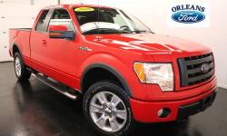 ***#1 MOONROOF***, ***20"" WHEELS***, ***CLEAN CAR FAX***, ***FX4 LUXURY PACKAGE***, ***LEATHER***, and ***ONE OWNER***. Extended Cab! 4WD! Only one other person had the privilege of owning this good-looking 2010 Ford F-150. Climb into this terrific