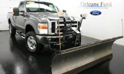 ***SNO DOG STAINLESS PLOW***, ***5,4L GAS V8***, ***XLT***, ***10400# GVWR***, ***POWER SEAT***, and ***TRADE HERE***. All the right ingredients! 4X4! Previous owner purchased it brand new! Want to save some money? Get the NEW look for the used price on