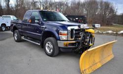 Stock #A8797. 2010 Ford F-250 'XLT' Extended Cab 4X4 Plow Truck!! 5-Sp Manual Transmission!! 8' Storm Guard Plow w/Minute Mount 2 System!! Trailer Brake Controller Power Windows Locks and Mirrors Heated Side Mirrors Sliding Rear Window Tailgate Step Roof