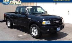 To learn more about the vehicle, please follow this link:
http://used-auto-4-sale.com/108613330.html
2010 Ranger Sport Super Cab in Black. 4 Wheel Drive, 5 Speed Manual Transmission, AM/FM CD/MP3 Player with Satellite Radio, and Class III Trailer Towing