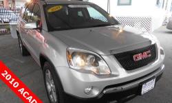 AWD, *** GM CERTIFIED PRE-OWNED***, and ***ALL WHEEL DRIVE***. Super clean! Ready for anything! If you've been thirsting for just the right 2010 GMC Acadia, well stop your search right here. This is the ideal SUV that is sure to fit your needs. This