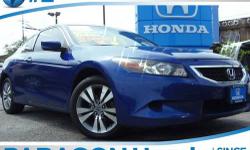Honda Certified. Fuel Efficient! Only one owner! Only one owner, mint with no accidents!**NO BAIT AND SWITCH FEES! When was the last time you smiled as you turned the ignition key? Feel it again with this great 2010 Honda Accord. Awarded Consumer Guide's