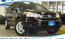 Honda Certified and AWD. Sleek Black! Here it is! Only one owner, mint with no accidents!**NO BAIT AND SWITCH FEES! This is your chance to be the second owner of this terrific-looking 2010 Honda CR-V, kept in great condition by its original owner. Awarded