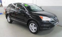 ONE OWNER, CLEAN VEHICLE HISTORY....NO ACCIDENTS! Very Well equipped with a Power moonroof, This 2010 CR-V is for Honda fanatics who are hunting for that pampered, one-owner Reliable S.U.V. The pictures do not do this Crystal Black Pearl CR-V Justice!!,