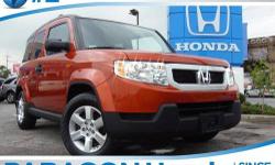 Honda Certified and AWD. Only one owner! The Paragon Honda Advantage! Only one owner, mint with no accidents!**NO BAIT AND SWITCH FEES! How alluring is this attractive, one-owner 2010 Honda Element? Honda Certified Pre-Owned means you not only get the