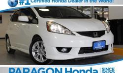 Honda Certified. White Hot! GPS Nav! Only one owner, mint with no accidents!**NO BAIT AND SWITCH FEES! brbrYour quest for a gently used car is over. This good-looking 2010 Honda Fit has only had one previous owner, with a great track record and a long
