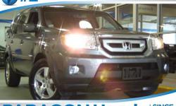 Honda Certified and 4WD. Perfect SUV for today's economy! Gas miser! No Games, No Gimmicks, the price you see is the price you pay at Paragon Honda. Imagine yourself behind the wheel of this outstanding 2010 Honda Pilot. New Car Test Drive said,