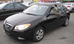 Royal Motors is happy to present this 1 Owner 2010 Hyundai Elantra GLS. We'll have you wishing your commute never ends! The rich Black Exterior and the Gray Interior finish gives this Hyundai a sleek and sophisticated look. Drive this Pre-owned 2010