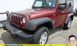Four Wheel Drive, Tow Hooks, Power Steering, 4-Wheel Disc Brakes, Tires - Front On/Off Road, Tires - Rear On/Off Road, Conventional Spare Tire, Convertible Soft Top, Fog Lamps, Intermittent Wipers, Variable Speed Intermittent Wipers, AM/FM Stereo, CD