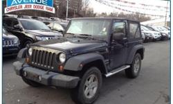 2010 Jeep Wrangler SUV Sport
Our Location is: Central Ave Chrysler Jeep Dodge RAM - 1839 Central Ave, Yonkers, NY, 10710
Disclaimer: All vehicles subject to prior sale. We reserve the right to make changes without notice, and are not responsible for