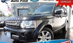 TAKE A LOOK AT THIS SANTORNINI BLACK METALLIC 2010 LAND ROVER LR4, ONLY 1 PREVIOUS OWNER, HAS BEEN DEALER MAINTAINED, AND HAS A CLEAN CARFAX REPORT. THIS RANGE ROVER IS EQUIPPED WITH A 5.0L V8 ENGINE, AUTOMATIC AWD ALL WHEEL DRIVE TRANSMISSION, BLACK