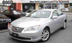 36 MONTHS/ 36000 MILE FREE MAINTENANCE WITH ALL CARS. NAVIGATION REAR VIEW CAMERA HEATED LEATHER SEATS SUNROOF AND MUCH MORE. Loaded to the MAX! Can you say Ride in Style?! Take your hand off the mouse because this attractive 2010 Lexus ES is the