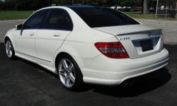 This is a very hard to find White/Black FULLY loaded Me/Be C350 Sport. The vehicle is in excellent condition, and issue free. The car is equipped with 18" AMG wheels, Pano roof, DVD Grace note Navigation with 6disc changer. Ipod intergration system. Cold
