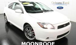 ***MOONROOF***, ***CLEAN ONE OWNER CARFAX***, ***AUTOMATIC***, ***PRICED TO SELL***, ***WE FINANCE***, ***WE TRADE***, and ***BEST VALUE HERE***. Wow! What a nice smaller car. This charming-looking and fun 2010 Scion tC has a great ride and great power. I