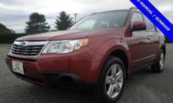 Forester 2.5X Premium, 4D Sport Utility, 5-Speed Manual, AWD, 100% SAFETY INSPECTED, GREAT COLOR / ORANGE, ONE OWNER / LOCAL, SERVICE RECORDS AVAILABLE, and SUNROOF. Don't pay too much for the SUV you want...Come on down and take a look at this