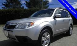 Forester 2.5X Premium, 4D Sport Utility, 4-Speed Automatic with SportShift, AWD, 1 OWNER CLEAN AUTOCHECK, 100% SAFETY INSPECTED, HEATED SEATS, MOONROOF, and SERVICE RECORDS AVAILABLE. Subaru has done it again! They have built some great vehicles and this