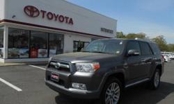 2010 TOYOTA 4RUNNER LIMITED - EXTERIOR MAGNETIC GRAY - CERTIFIED - EXCELLENT CONDITION
Our Location is: Interstate Toyota Scion - 411 Route 59, Monsey, NY, 10952
Disclaimer: All vehicles subject to prior sale. We reserve the right to make changes without