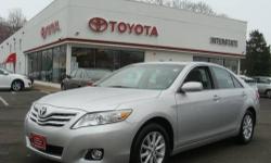 2010 CAMRY XLE-4CYL-FWD. METALIC SILVER, ASH LEATHER INTERIOR, MOONROOF, ALLOY WHEELS. EXCELLENT CONDITION IN AND OUT. TOYOTA CERTIFIED WITH SPECIAL 1.9% FINANCING AVAILABLE UP TO 60 MONTHS. THIS VEHICLE ALSO RECEIVES OUR EXCLUSIVE LIFETIME POWERTRAIN