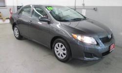 Corolla LE, 1.8L I4 DOHC Dual VVT-i, 4-Speed Automatic, Magnetic Gray Metallic, 1.9% available, a very clean unit WITH SUPER LOW MILES, BUY WITH CONFIDENCE***NOT AN AUCTION CAR**, CLEAN VEHICLE HISTORY....NO ACCIDENTS!, FRESH TRADE IN, just like new but