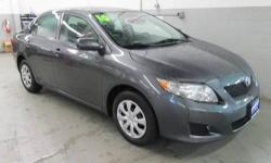 LE, Toyota Certified, 1.9% available and CLEAN VEHICLE HISTORY....NO ACCIDENTS! Join us at Hoselton Nissan! The car you've always wanted! Who could say no to a truly wonderful car like this attractive 2010 Toyota Corolla? Toyota Certified Pre-Owned means