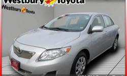 Blending style and comfort, this Certified 2010 Toyota Corolla is exactly what you've been looking for. Get more 'go' per gallon with an estimated 34 highway miles per gallon, and ride in style with the blackout front grille. An auxiliary audio input