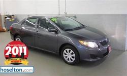 CLEAN VEHICLE HISTORY....NO ACCIDENTS!, NEW TIRES, and TOYOTA CERTIFIED. Gassss saverrrr! Super gas saver! Set down the mouse because this great-looking 2010 Toyota Corolla is the one-owner car you've been looking for. Beat down the pain at gas pumps