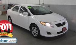 BOUGHT HERE AND SERVICED HERE!!!!! And CLEAN VEHICLE HISTORY....NO ACCIDENTS!. Great MPG! Real gas sipper! How sweet is the fuel economy of this terrific 2010 Toyota Corolla? Toyota Certified Pre-Owned means you not only get the reassurance of a