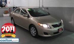 Corolla LE, ***NOT AN AUCTION CAR**OFF LEASE** 1.9% available, 90 days w/ no payment available, CLEAN VEHICLE HISTORY....NO ACCIDENTS!, NEW BRAKES, NEW TIRES, and ONE OWNER. Please don't hesitate to give us a call! We value you as a customer and would