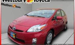 Lower your environmental impact and fuel costs when you pick this super fuel-efficient 2010 Toyota Prius in stylish Barcelona Red Metallic. This hybrid achieves an impressive estimated 51 city miles per gallon and 48 highway miles per gallon. This Prius