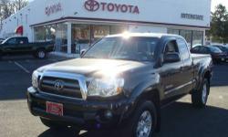 2010 TACOMA-SR5-DOUBLE CAB-4CYL.MANUAL TRANSMISSION. BLACK, ASH INTERIOR, ALLOY WHEELS. CLEAN , WELL MAINTAINED AND FRESHLY SERVICED. TOYOTA CERTIFIED WITH SPECIAL 1.9% FINANCING AVAILABLE UP TO 60 MONTHS. THIS VEHICLE ALSO RECEIVES OUR EXCLUSIVE LIFETIME