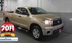 Tundra Grade Double Cab,***15K*** Toyota Certified, i Force 5.7L V8 DOHC, 4WD, CLEAN VEHICLE HISTORY....NO ACCIDENTS!, NEW TIRES, and ONE OWNER. Crew Cab! Looking for a great deal on a rugged 2010 Toyota Tundra? Well, we've got it and it's in outstanding