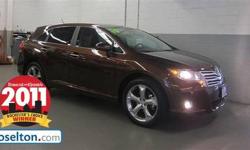 AWD, BOUGHT HERE AND SERVICED HERE!!!!!, CLEAN VEHICLE HISTORY....NO ACCIDENTS!, And ONE OWNER. Wow! Where do I start?! At Hoselton Automall, YOU'RE #1! How would you like driving away in this wonderful 2010 Toyota Venza at a price like this? This